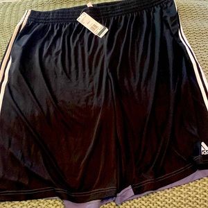 Mens black 4xlt Adidas athletic shorts NWT